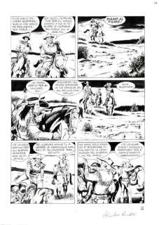 Alessandro Piccinelli | Tex n. 611 - 3x A.Piccinelli - Tavole Originali "I Trappers di Yellowstone" - Page volante - Exemplaire unique - (2014) | Catawiki