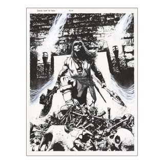 Thomas Nachlik Original Art - Savage Sord of Conan Pin up | imCollectible Art