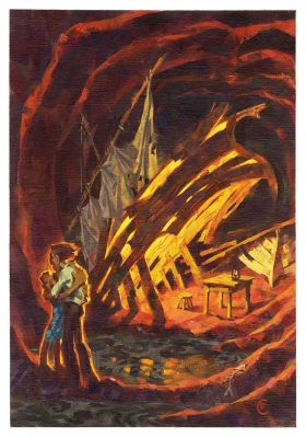 Corli, Francesco | “Le Avventure di Pinocchio – Storia di un Burattino” – illustrazione 46 | Cart Gallery