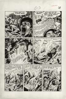 164: Heath Frontline Combat #1 page original comic art | Russ Cochran