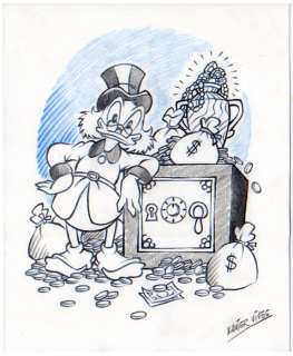 Xavi (Xavier Vives Mateu) | SCROOGE - Dibujo original - SCROOGE safe - Xavier Vives (2021) | Catawiki