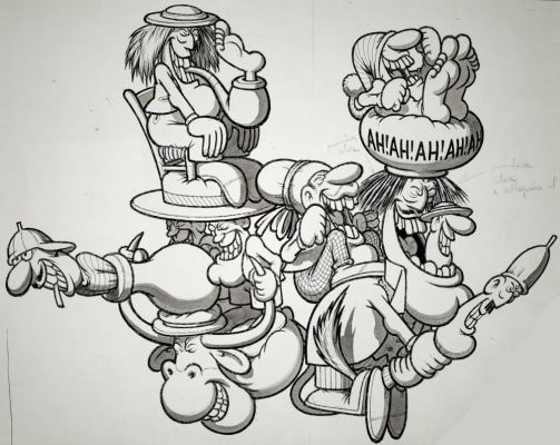 Lot 131 - JACOVITTI BENITO (1923 - 1997) - Cover of the Maxi Vitt 1974-75 | Capitolium Art