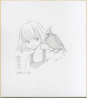Toume Kei Hand drawing shikishi "Sing on Yesterday" Hull & Karasu | Mandarake (Big Web)