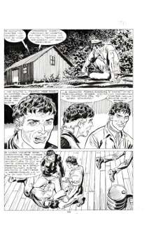 Roberto Diso | Mister No Speciale n. 7 - 4x R.Diso - Tavole Originali "Avventura a Manaus" - Page volante - Exemplaire unique - (1992) | Catawiki