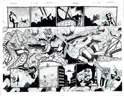 Gerardo Sandoval - Edge of Spider-Geddon #1 Page 5-6