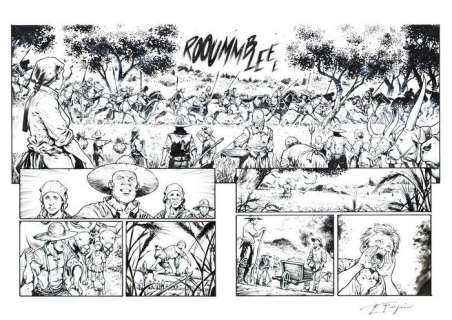 Gianluigi Gregorini | Dragonero n. 73 - G.Gregorini - Doppia Tavola Originale "L’Invasione delle tenebre" - Page volante - Exemplaire unique - (2019) | Catawiki