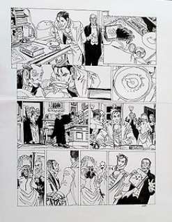 Gess - Gess - Planche originale - Moriarty T3 - Le Voleur aux cent visages - (2020)