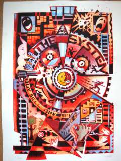 Peter Kuper | "The System" Print | Peter Kuper