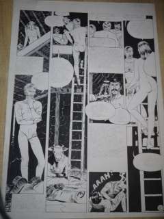 Format: Â± 42 X 60Cm. | Erich von GÃ¶tha - Planche originale (p.10) - Duke White T.1 - Vers le nouveau monde - (1987) | Catawiki