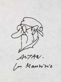 Francesco Tullio Altan - Altan - Cipputi - Page volante - Exemplaire unique