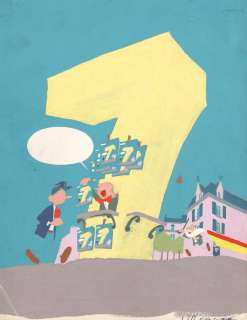 Attanasio | Modeste et Pompon, bleu de coloriage Ã  la gouache… | Millon