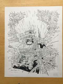 Kuijpers, Henk | Franka - Originele tekening cover "Gratis Goud" - (2021) | Catawiki