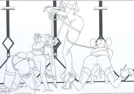 Fetishgenerator | FetishGeneraor - Original, published drawing - Bondage - Formaat: 29 x 42 cm. - (2000) | Catawiki