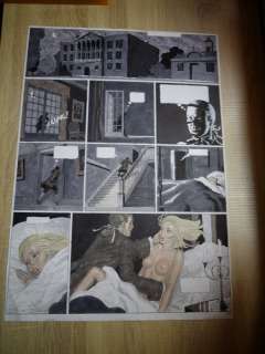 Format: Â± 50 X 61 Cm. | Erich von GÃ¶tha - Planche originale en couleur (p.18) - Les malheurs de Janice Tome 3 - (2003) | Catawiki