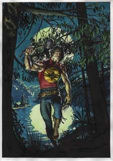 Patrizio Evangelisti | Zagor - PAT - original artwork "Dedicated to Zagor" - Page volante - Exemplaire unique | Catawiki