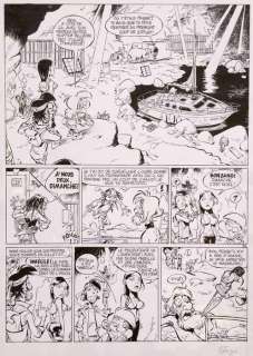 Simon Léturgie | Léturgie, Simon - Planche originale (p.32) - Spoon & White T8 - Neverland (2010) | Catawiki