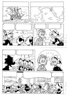 Formato 25X35 Cm. | Ferraris, Andrea - Original page - Donald Duck - The History Lesson - (2016) | Catawiki