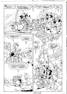 Sergio Asteriti | Topolino #1417 - Asteriti, Sergio - Tavola originale - Page volante - (1983) | Catawiki