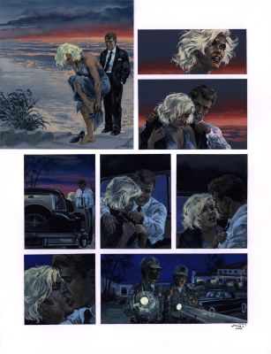 Zbigniew Kasprzak (Kas) | Spadająca gwiazda. Marilyn Monroe, strona 38 | Galeria Komiksu