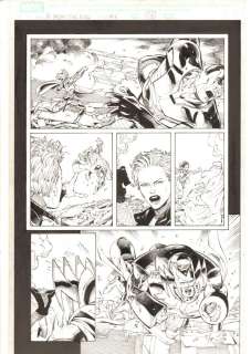 Sandu Florea, Sean Chen - x-men: the end #6 p. 18 - kid colossus & the juggernaut vs. Stryfe - 2005