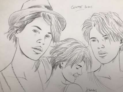 Servais, Jean-Claude | Servais, Jean-Claude - Dessin original - Colette 20 ans | Catawiki