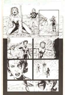 Sandra Hope, Sean Chen - X-men: the end #4 p. 21 - feral, domino, and rictor - 2004