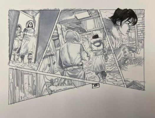 ORIGINAL POUR "NEIGE DE SANG" PAR JEF - P. 43 | Pulp’s