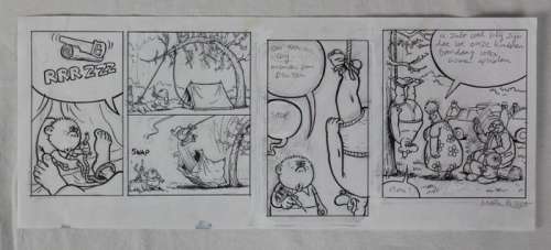 Mark Retera | Mark Retera - Originele Strook - uit Dirk-Jan 23 - (2017) | Catawiki