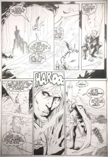 Jan Duursema - 43 X 29 Cm. | Elric - Jan Duursema - Originele pagina - The Vanishing Tower#2 - page 9 - Page volante - (1987) | Catawiki