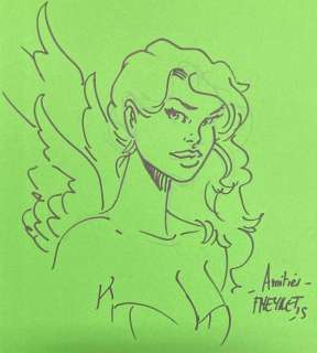 Meynet, Félix | Ailes et Belles T1 - Dédicace - Portfolio Bruno Graff - EA (Epreuve d’Auteur) N°/S - Cartonné - EO - (2009) | Catawiki