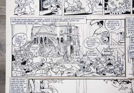 Uco Egmond | Egmond, Uco - Originele pagina (p.11) - Falco en Donjon - Een vat voor de hertog - (1982) | Catawiki