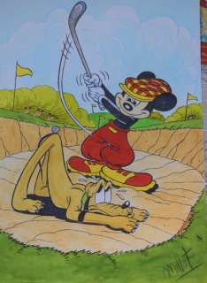 Millet | . Mickey Mouse & Pluto - Millet - Original Drawing - EO | Catawiki