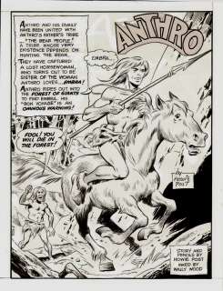 Howie Post, Wally  Wood - Anthro #6 p 1 splash (1969)