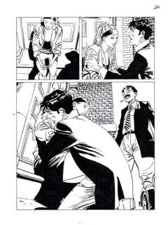 Bruno Brindisi | Dylan Dog n. 349 - Bruno Brindisi - Tavola Originale "La morte non dimentica" - Page volante - Exemplaire unique - (2015) | Catawiki