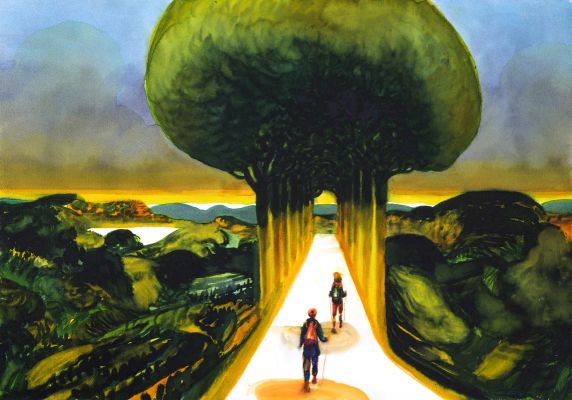 Lorenzo Mattotti | Camminando, 2025 | Philippe Labaune Gallery