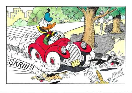 Millet | . Donald Duck - Millet - Original Drawing - EO | Catawiki