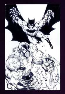 Batman vs. Bane Sketch by Ron Williams | mycomicshop.com