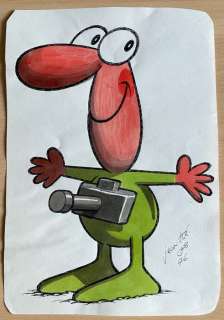 Jacovitti | Jacovitti - Illustrazione originale - Page volante - (1976) | Catawiki