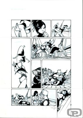 Olivier Vatine | Cixi Volume 1, Page 14 - Original Art by Olivier Vatine | Pulp’s Art