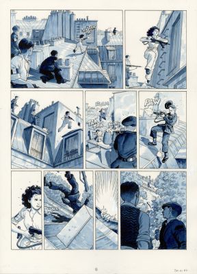 Dominique Bertail | Madeleine, Résistante tome 4 – Planche originale 5 | Galerie Barbier