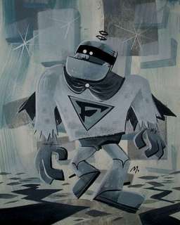 Scott Morse - Frankenstein Jr. Painting