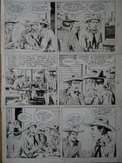 Aurelio Galleppini - Virgilio Muzzi | Tex n. 150 - tavola originale di Galep/Muzzi - Page volante - Exemplaire unique - (1973) | Catawiki