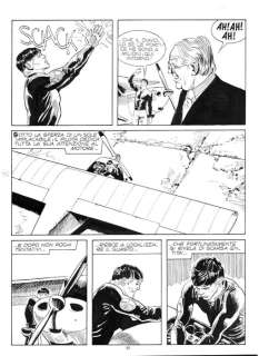 Roberto Diso | Mister No n. 40 - Roberto Diso 3x Tavole Originali "Atterraggio forzato" - Page volante - Exemplaire unique - (1978) | Catawiki