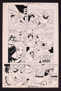 Mark Lipka - Original Art from Codename: Knockout #11 (2002), Page 16 Pencils by Yanick Paquette, Inks