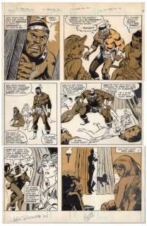 John Buscema | Sawage Sword #49 - Page 58 - Conan Original Artwork by John Buscema - EO | Catawiki
