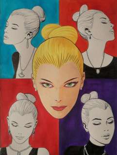 Giuseppe Candita | Diabolik - G. Candita - original artwork " Eva " - Page volante - Exemplaire unique (2022) | Catawiki