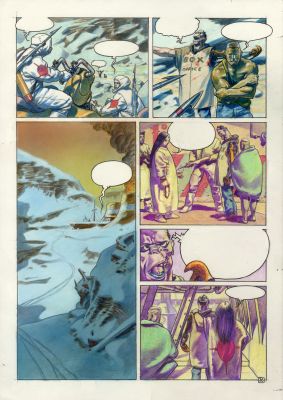 Tanino Liberatore | Planche originale 26 de Ranxerox 3. Amen ! | Galerie Barbier