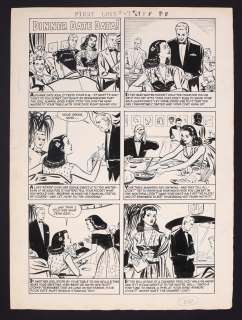 Tom Hickey - Original Art from First Love Illustrated #67 (1956 Harvey), Page 8 ‘Dinner Date Data‘ Pencils and Inks by Tom Hickey