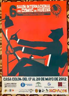 Miguel Gallardo, autor de Makoki. 68 x 49. 6º Salón Internacional del Comic de Huelva 2012