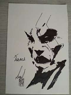 Andrea Sorrentino - X-Men - Andrea Sorrentino illustrazione originale - Page volante - Exemplaire unique - (2011/2011)